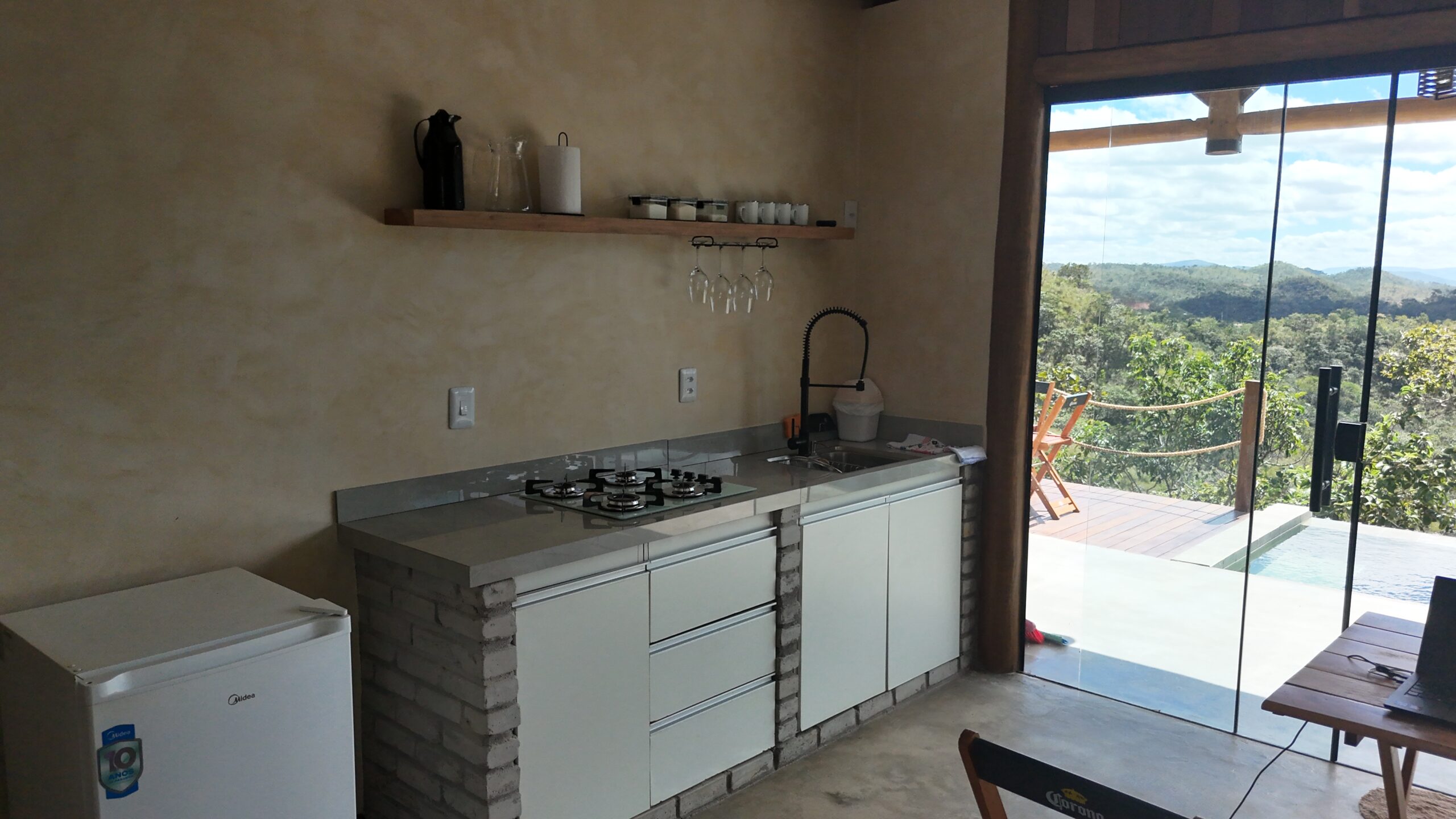 Cozinha Equipada e Espaço Gourmet da Cabana